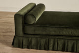Shown in Holland & Sherry Dark Olive Corduroy and Natural Oak 