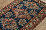 Geometric Floral Throw Rug 3' X 4'3
