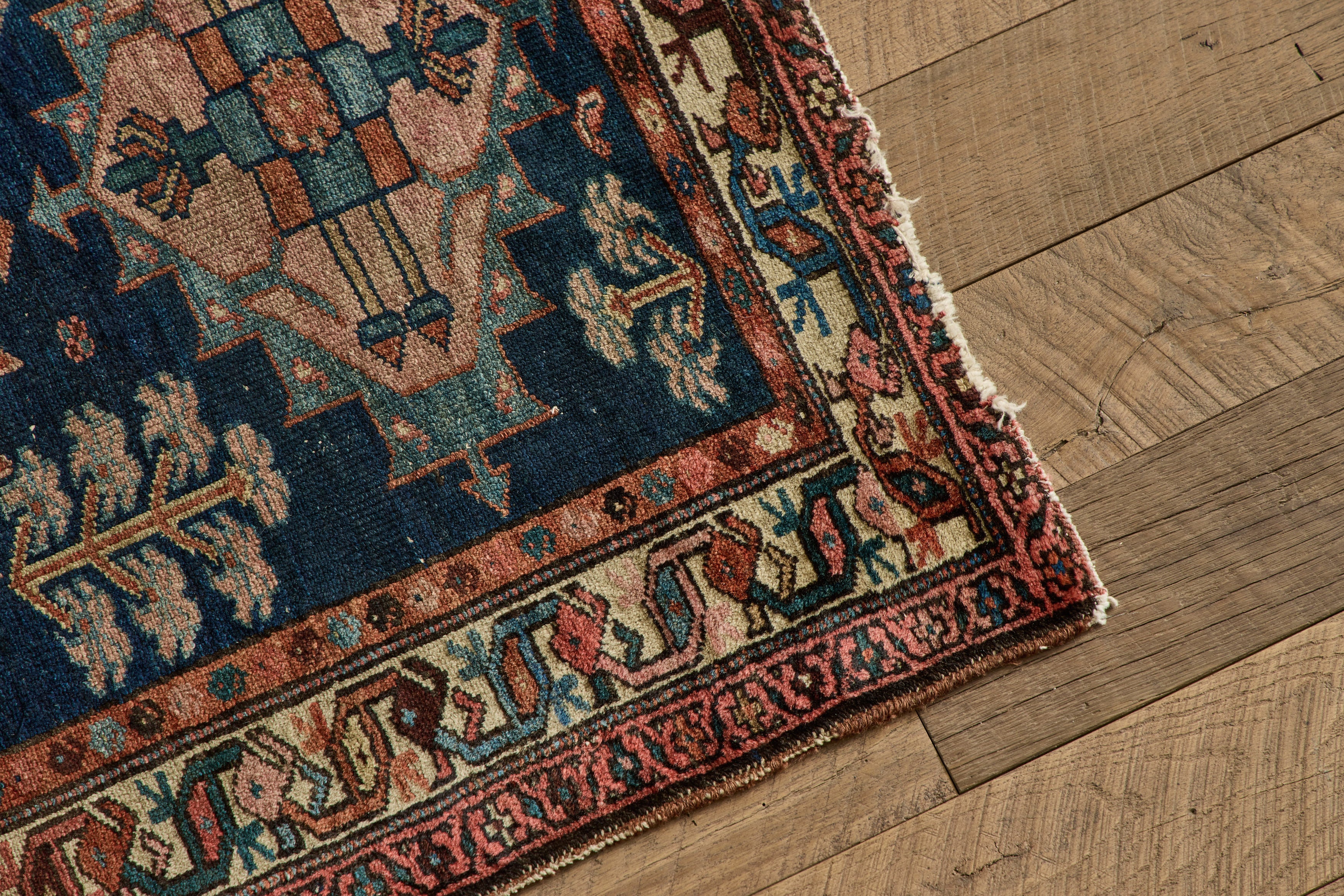 Geometric Floral Throw Rug 3' X 4'3