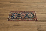 Geometric Floral Throw Rug 3' X 4'3