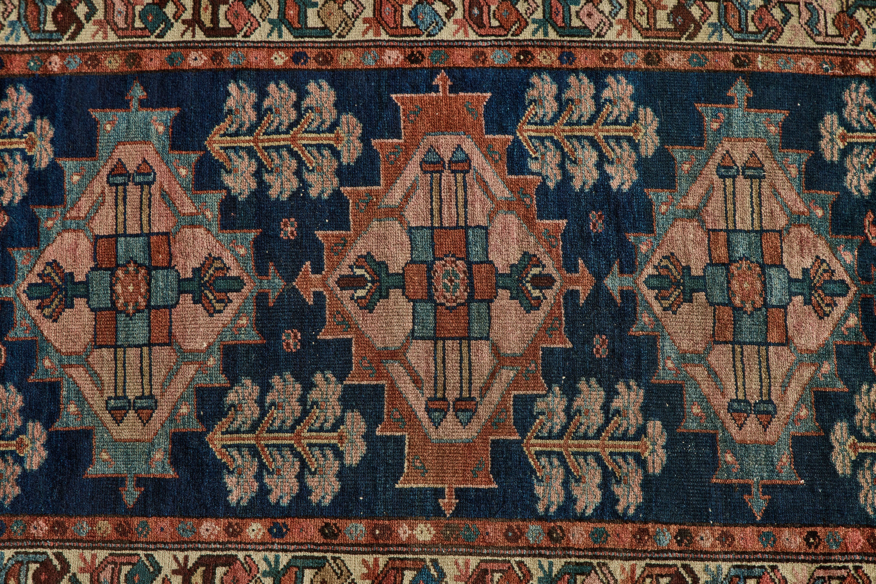 Geometric Floral Throw Rug 3' X 4'3
