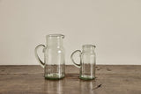 Ribbed Glass Pitcher (Multiple Sizes)