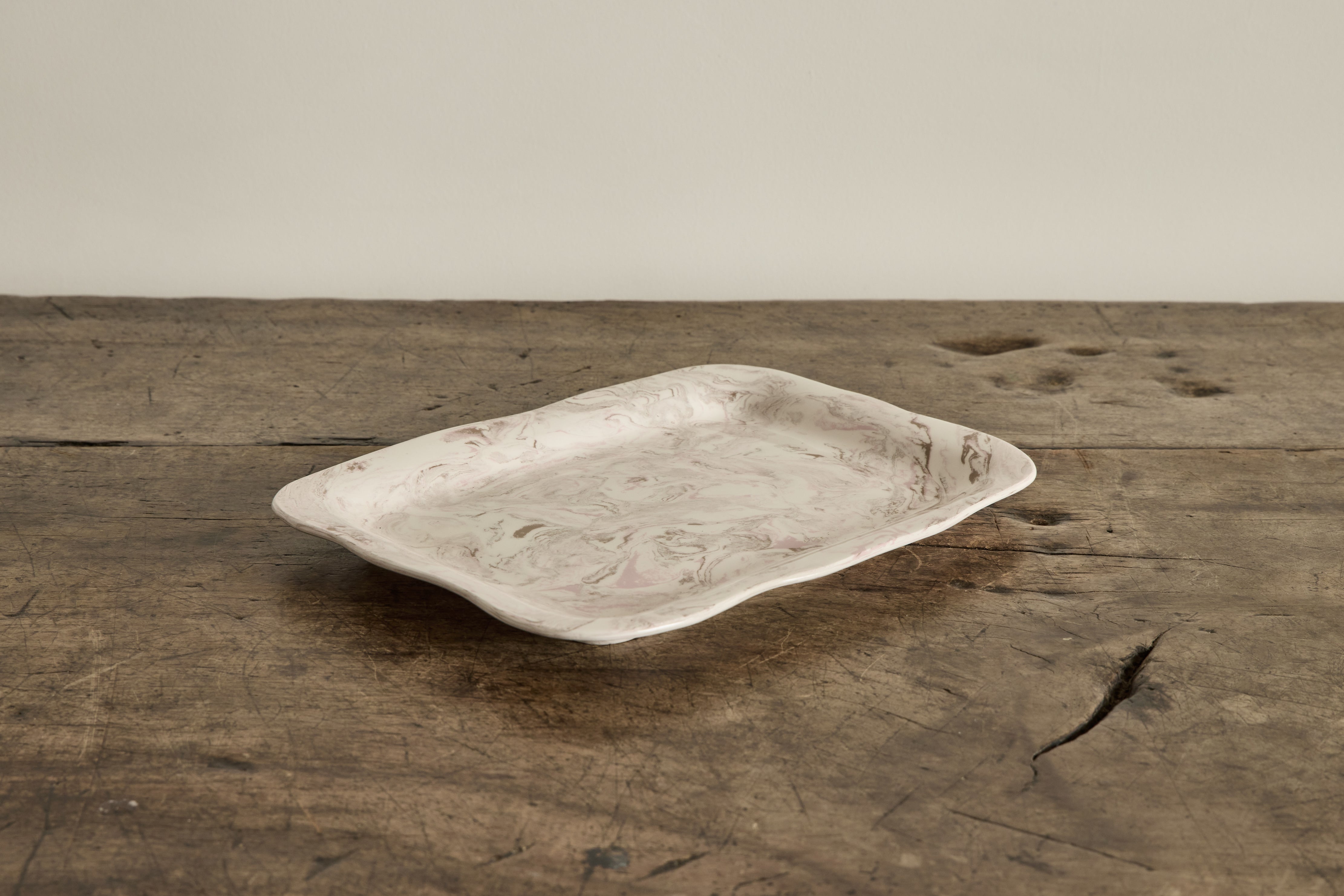 Pink Rectangular Platter