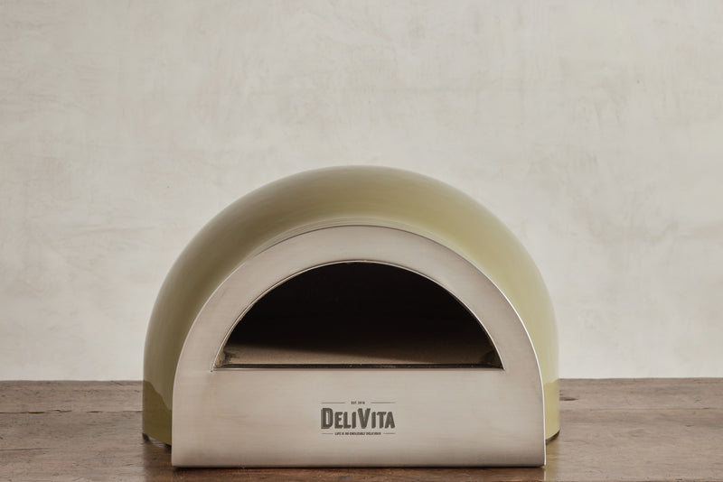DeliVita Wood Fired Oven Set, Olive