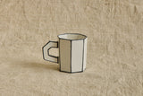 Carte Blanche Tea Cup in White & Black