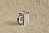 Carte Blanche Tea Cup in White & Black