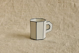 Carte Blanche Tea Cup in White & Black