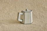 Carte Blanche Tea Pot in White & Black