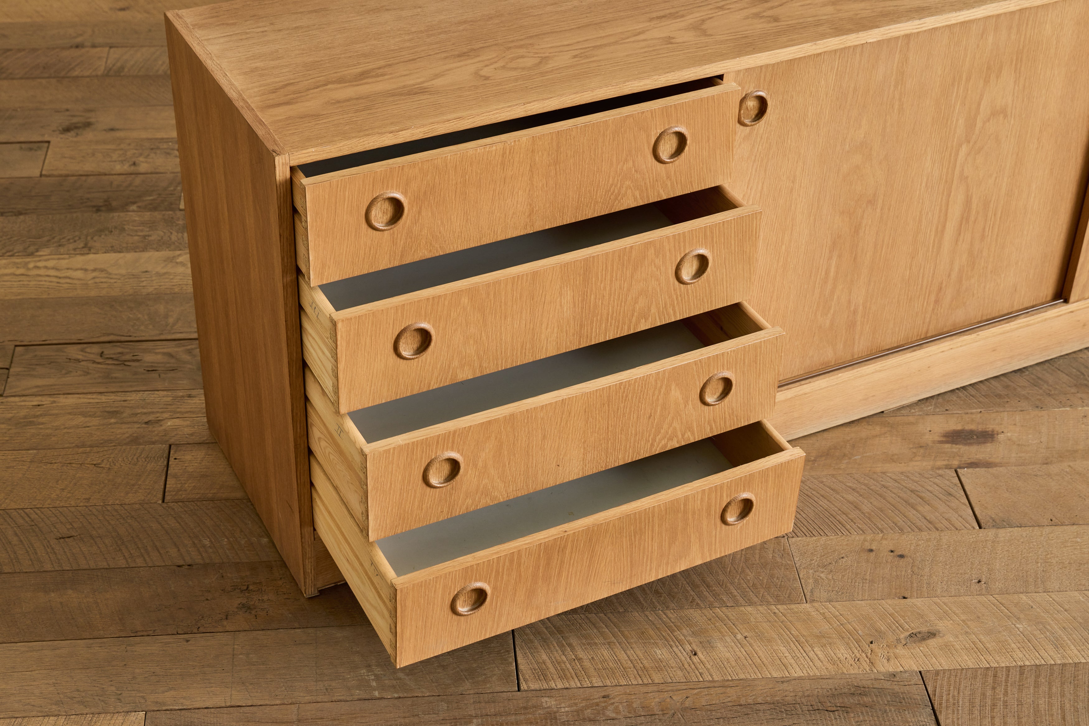 1970s Danish Oak Sideboard