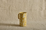 Enamelware Pitcher in Citron Splatter