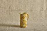 Enamelware Pitcher in Citron Splatter