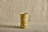 Enamelware Pitcher in Citron Splatter