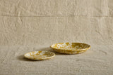 Enamelware Side Plate in Citron Splatter
