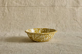 Enamelware Medium Bowl in Citron Splatter