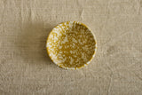 Enamelware Medium Bowl in Citron Splatter