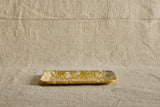 Enamelware Serving Tray in Citron Splatter
