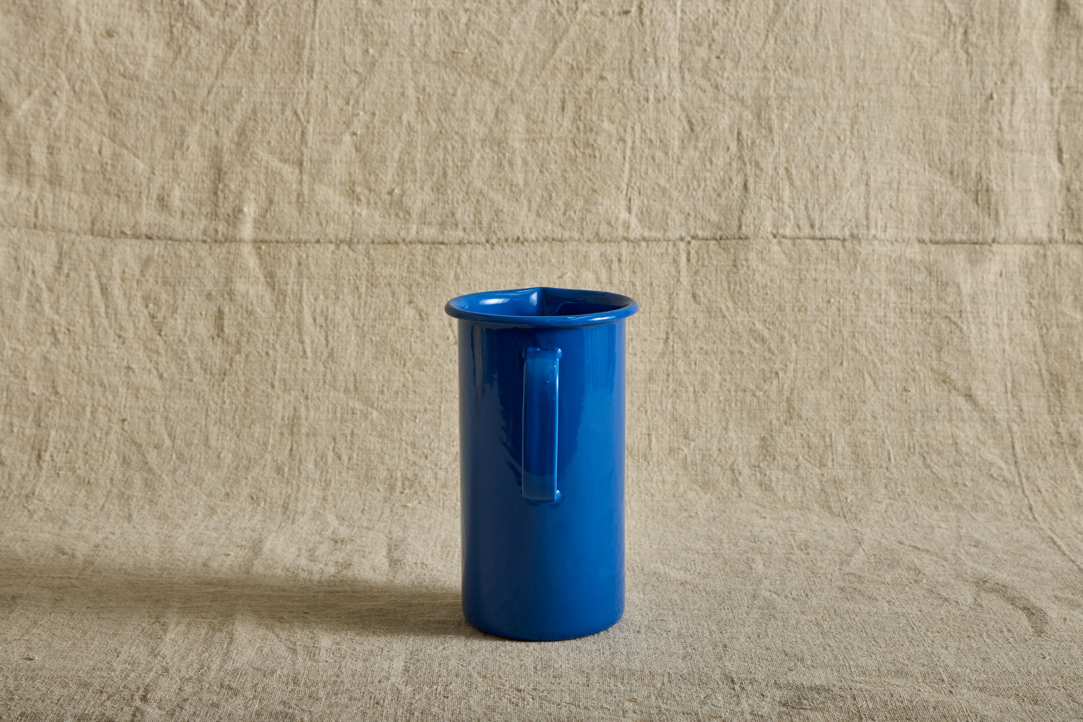 Enamelware Pitcher in Azure