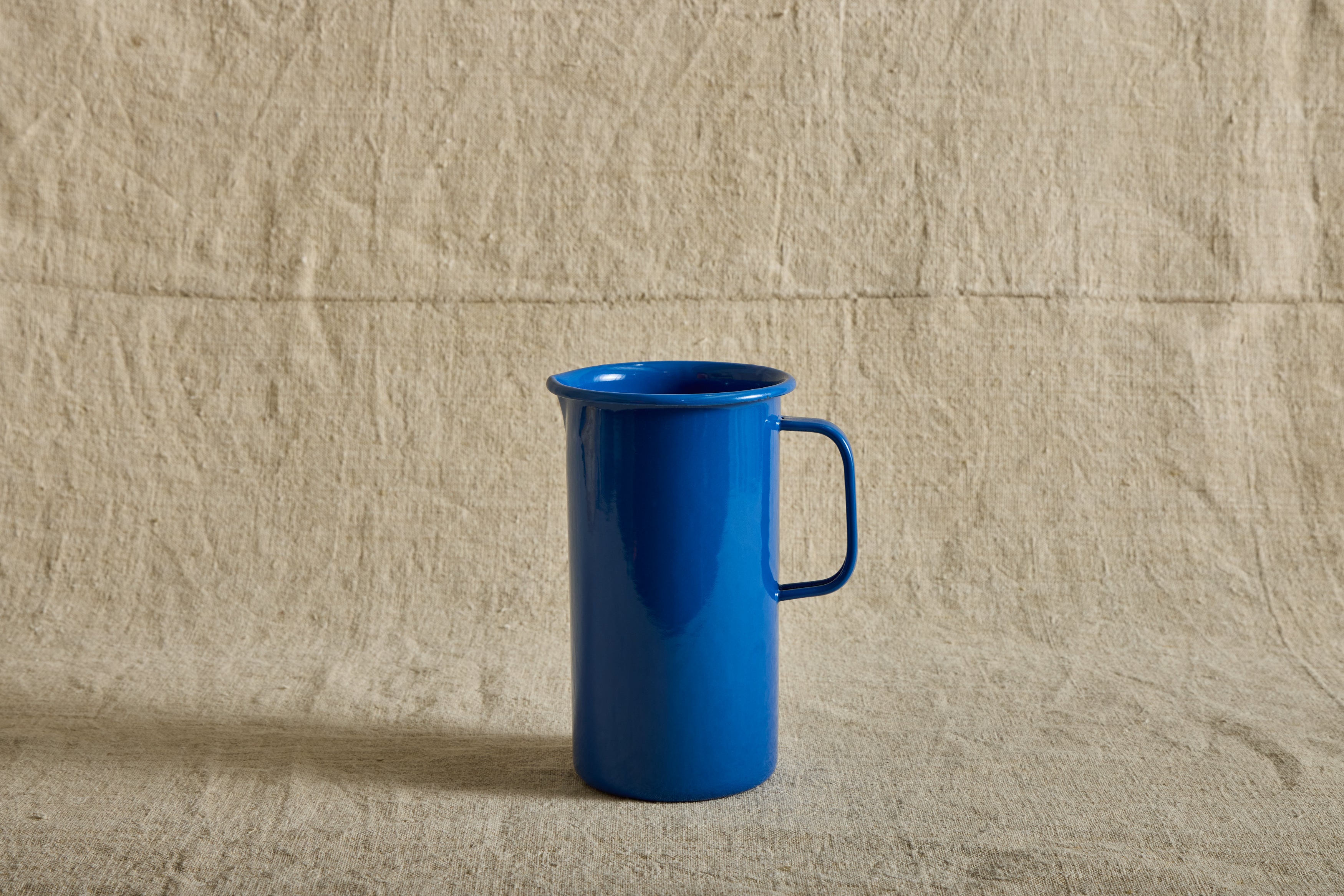 Enamelware Pitcher in Azure