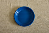 Enamelware Deep Dinner Plate in Azure