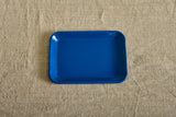 Enamelware Serving Tray in Azure
