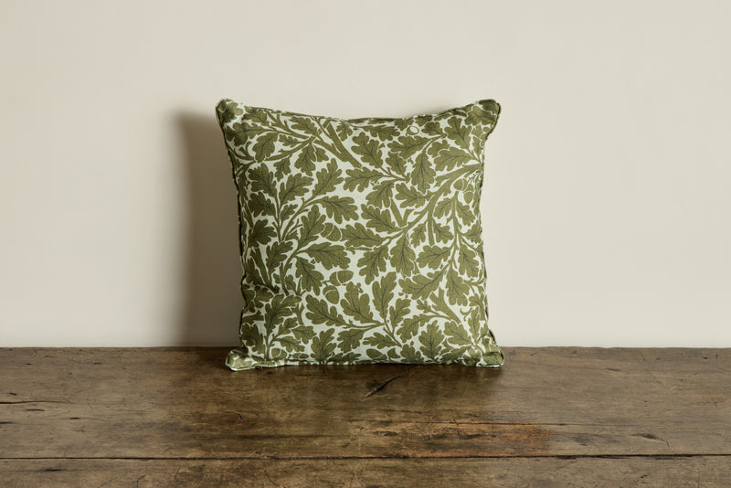 Linen Pillow in Quercus, Juniper