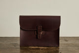 Leather Attache in Chocolate