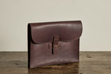 Leather Attache in Chocolate