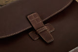 Leather Attache in Chocolate