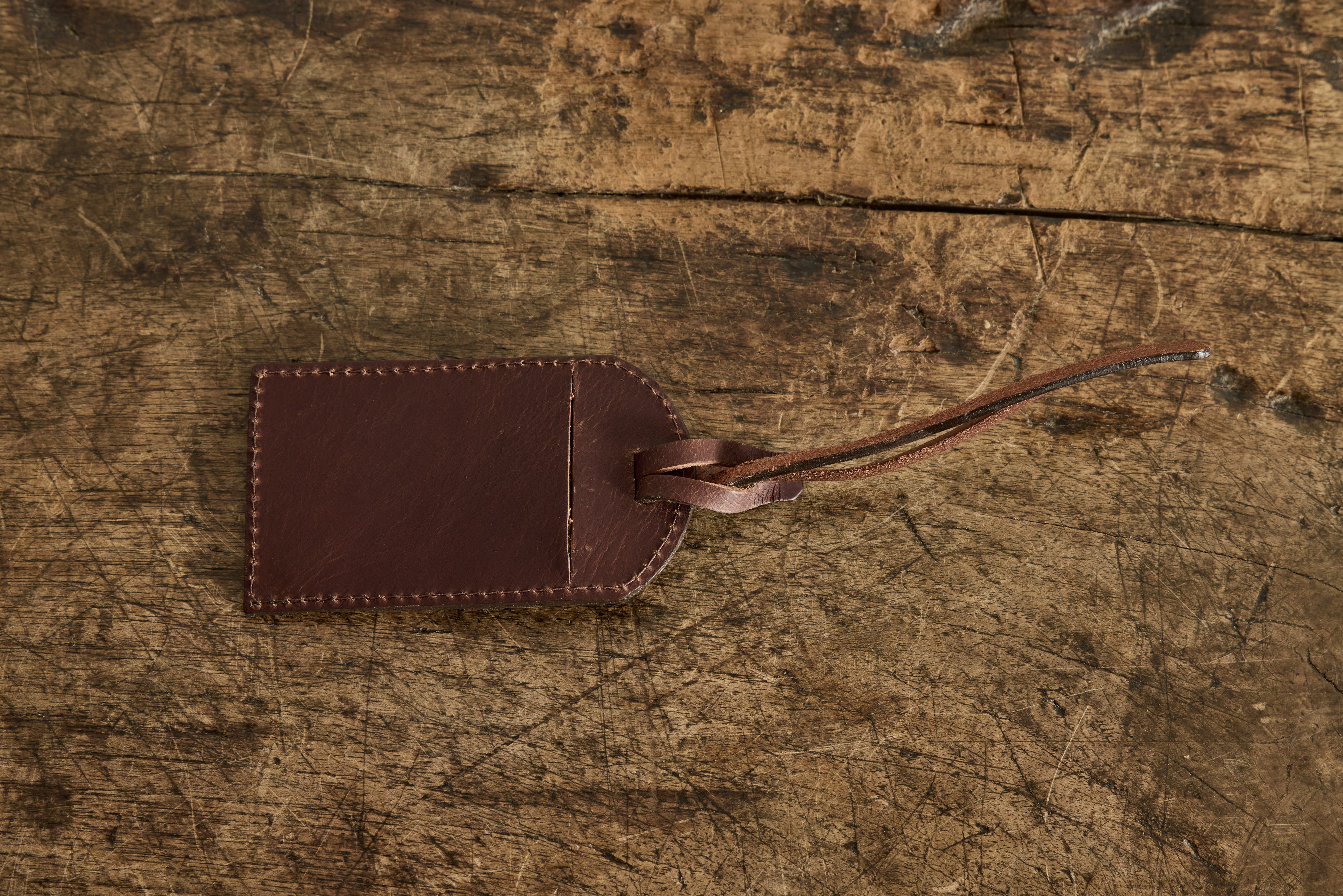 Leather Luggage Tag