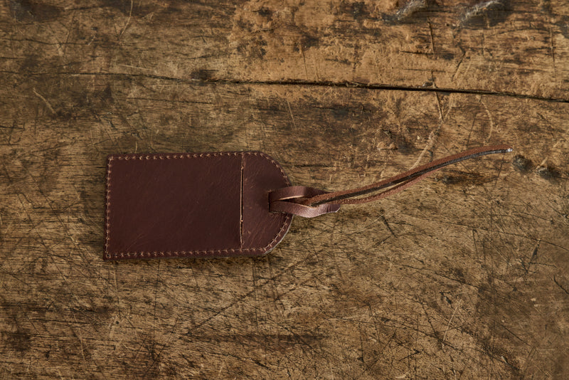 Leather Luggage Tag
