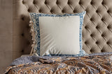 Java Pillow in Indigo, Euro