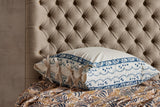 Java Pillow in Indigo, Euro