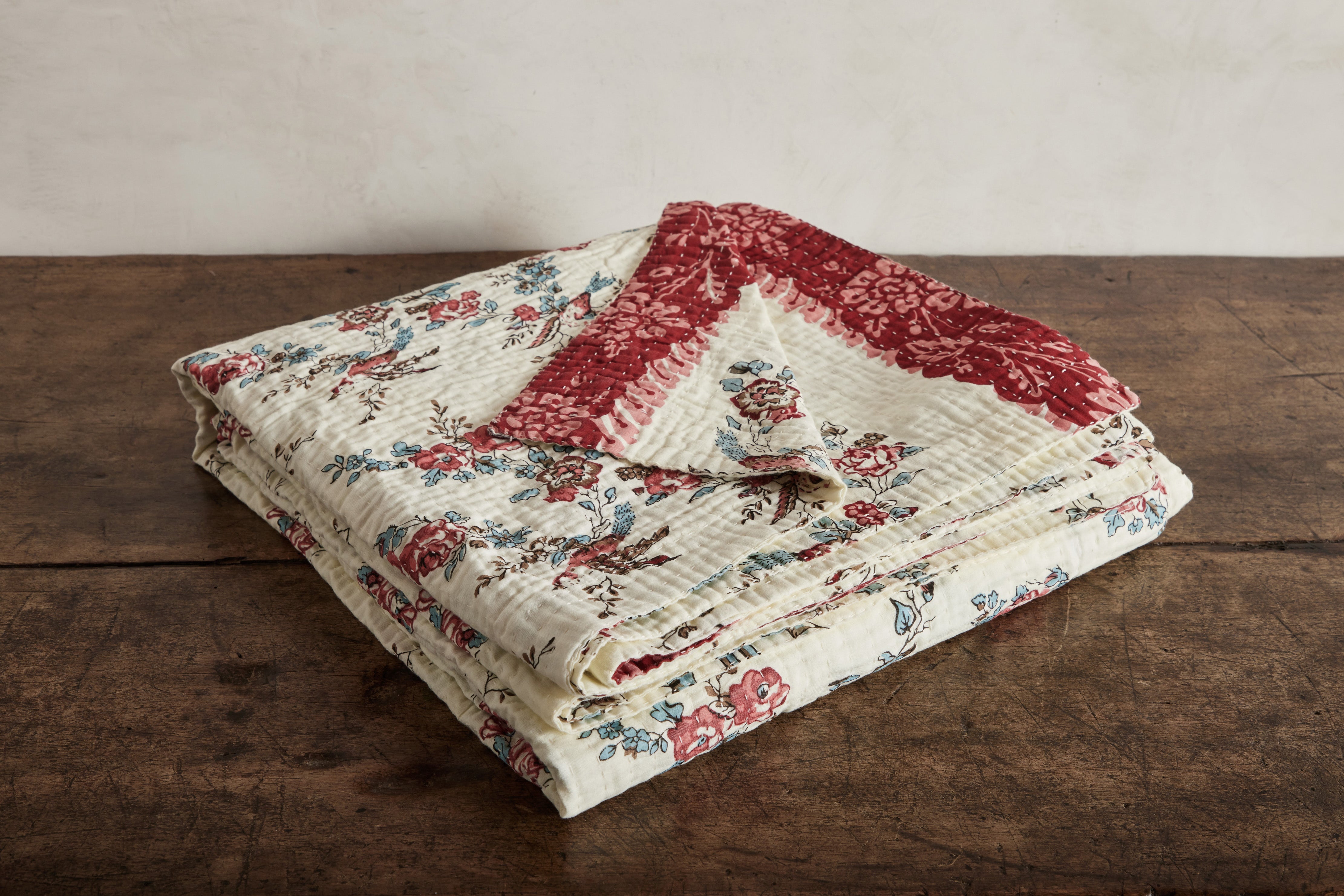 French Floral Bed Cover