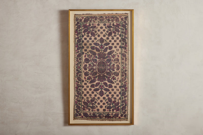 Framed 19th Century Textile