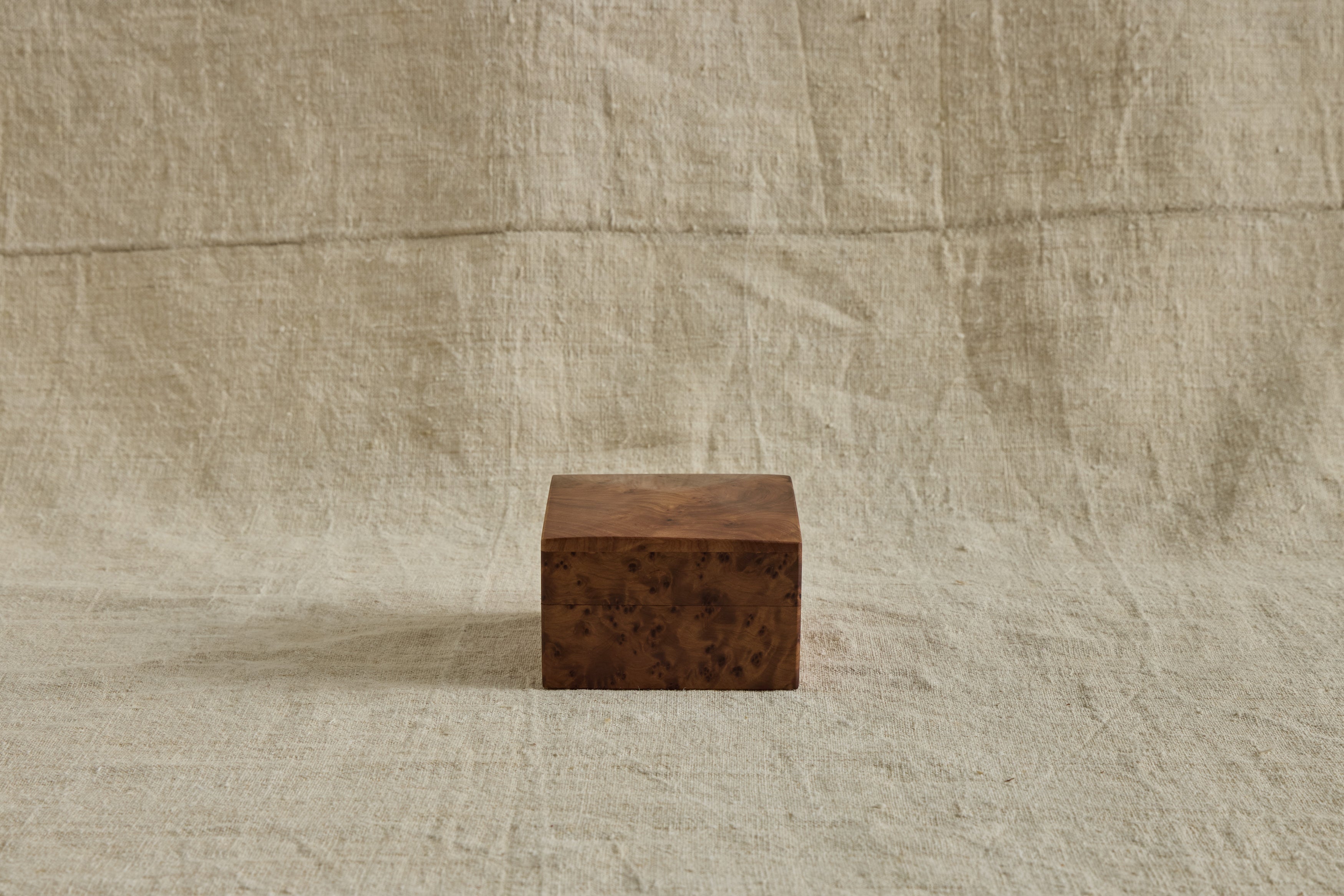 Burlwood Box in Small