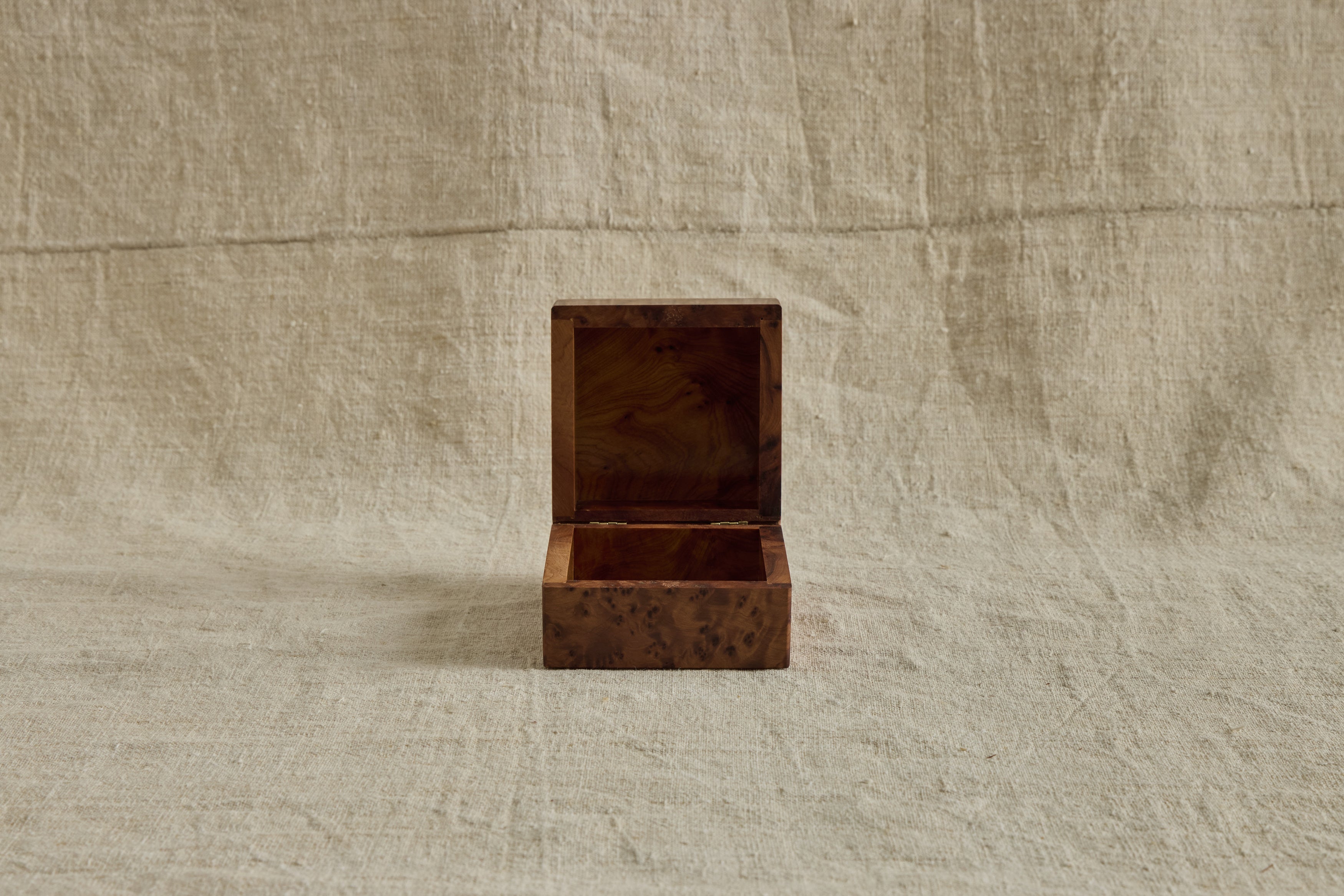 Burlwood Box in Small
