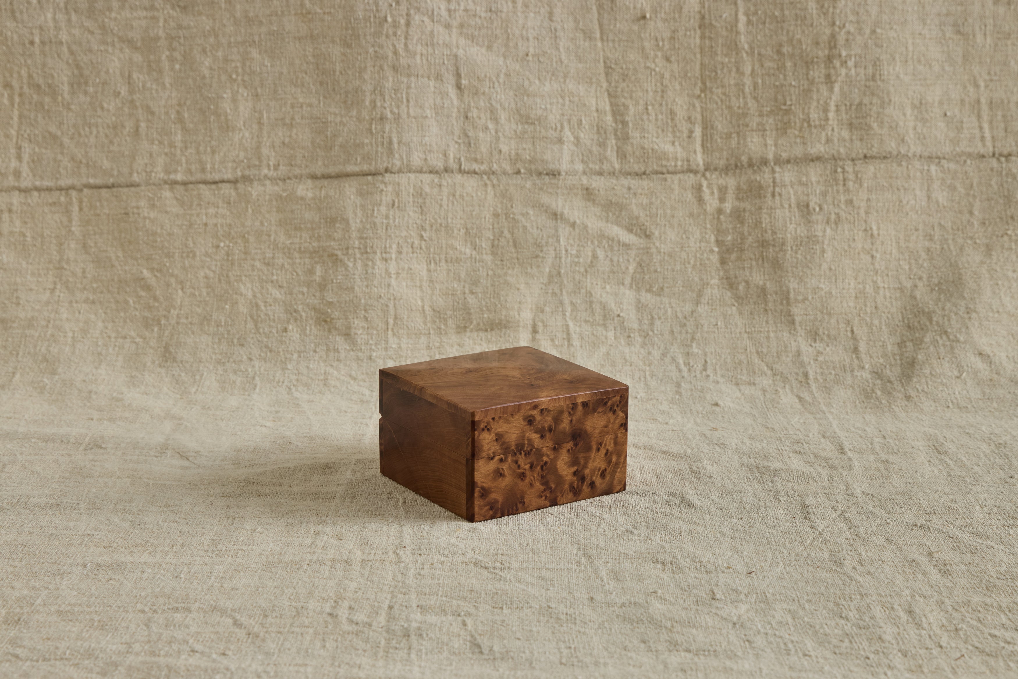 Burlwood Box in Small