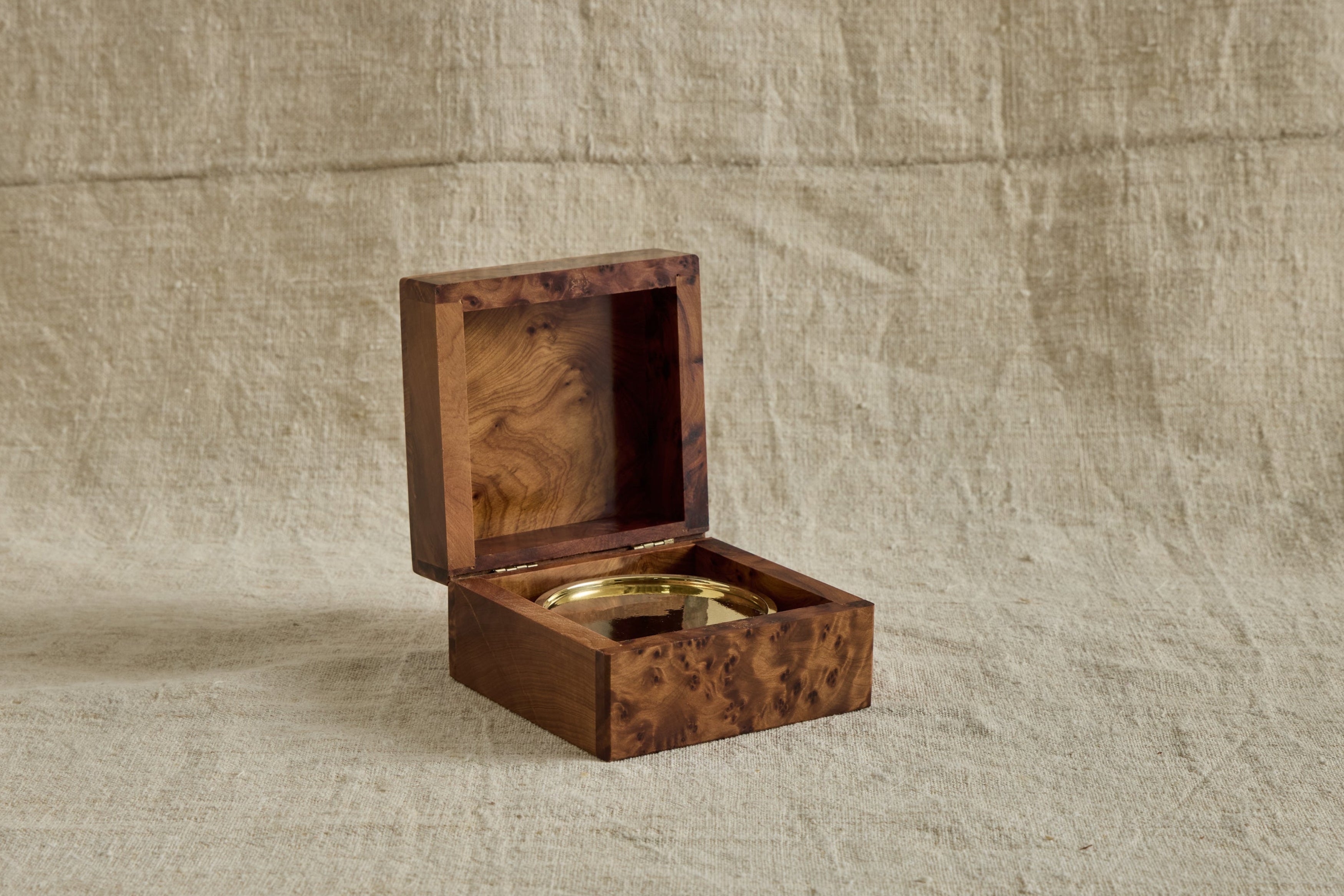 Burlwood Box in Small