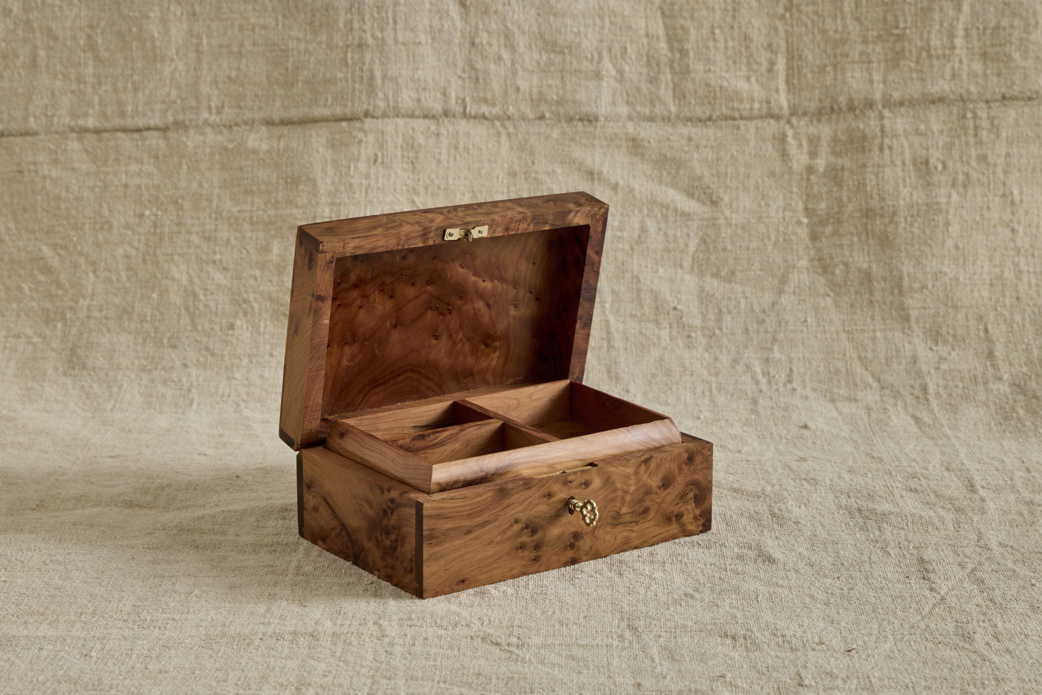 Burlwood Jewelry Box