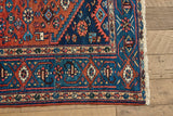 Blue Medallion Malayer Rug 4'6 x 6'7