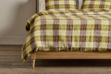 Duvet In Madras Plaid