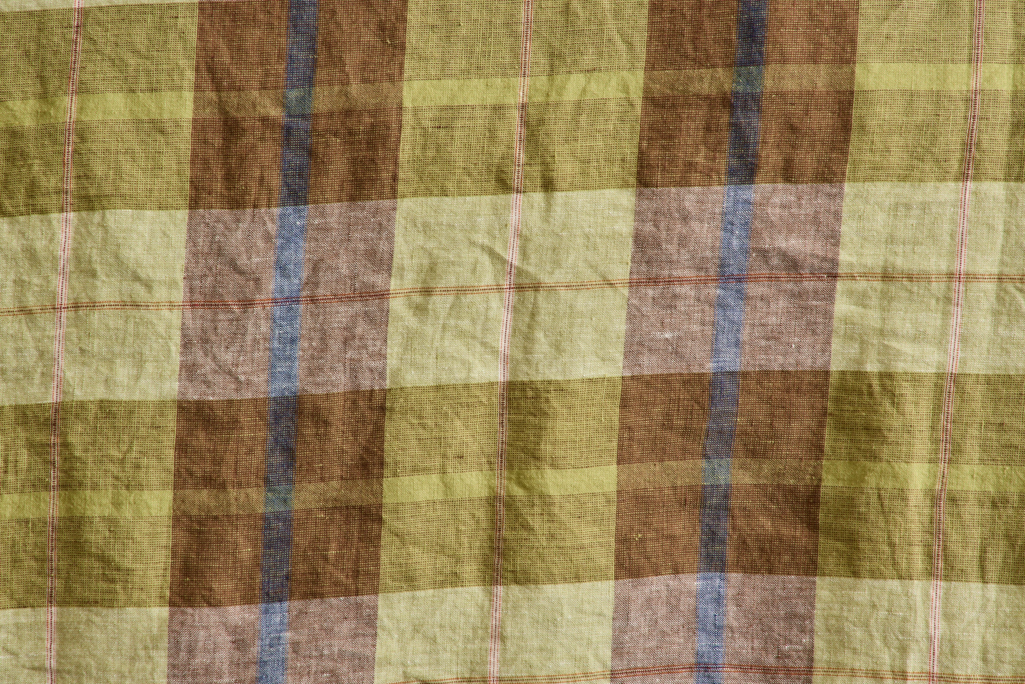 Duvet In Madras Plaid