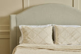 Trellis Terry Shams in Ivory