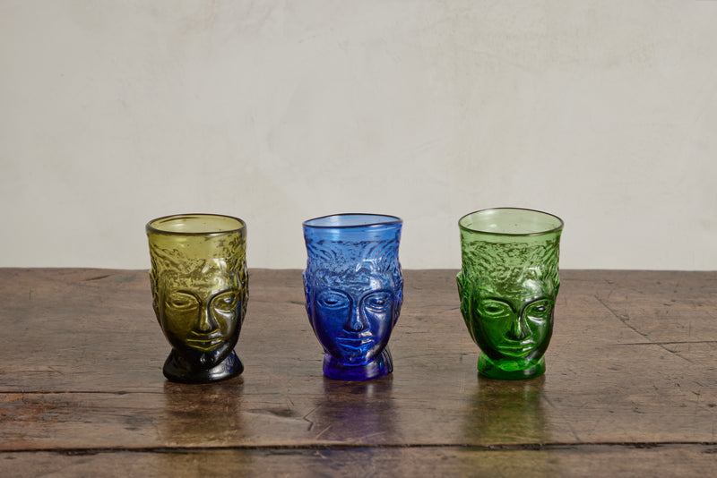 La Soufflerie Verre Tete Glass in Olive