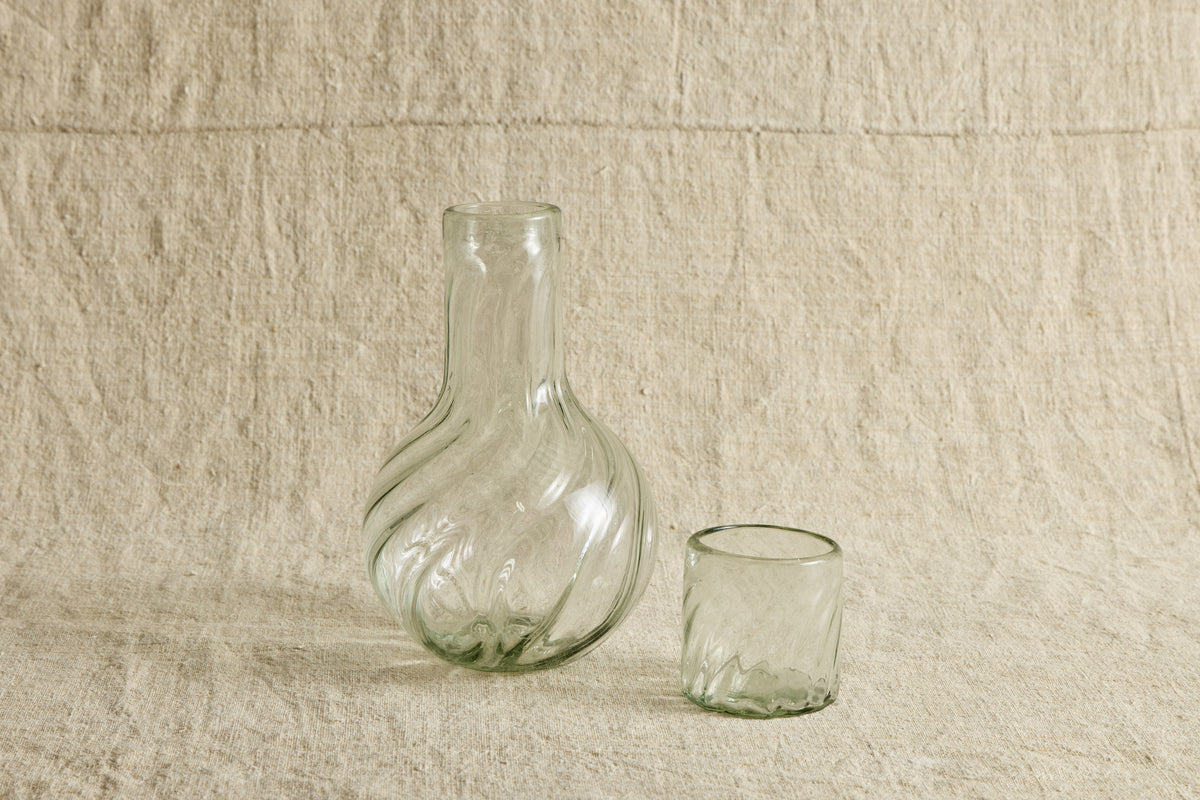 Twirl Carafe with Glass