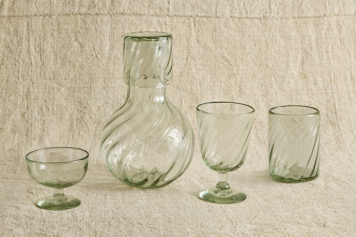 Twirl Coup Glass