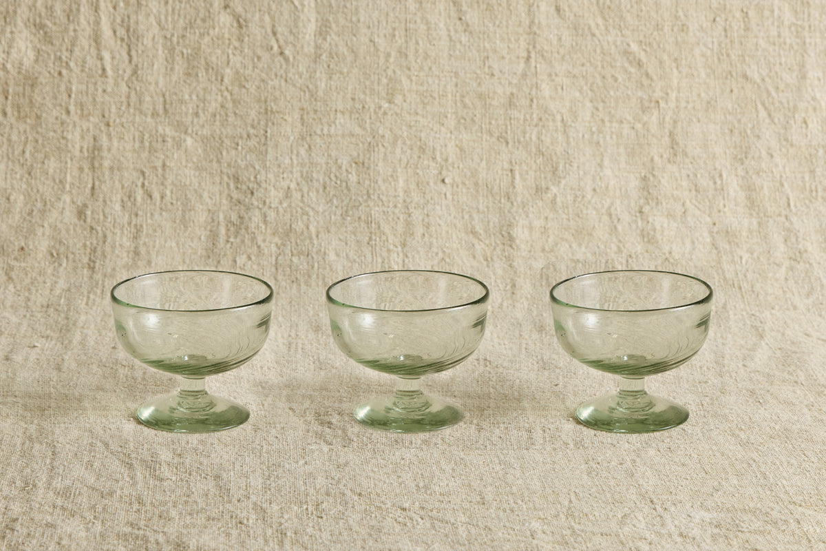 Twirl Coup Glass