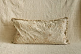 Aster Jacquard Shams with Fringe in Sable