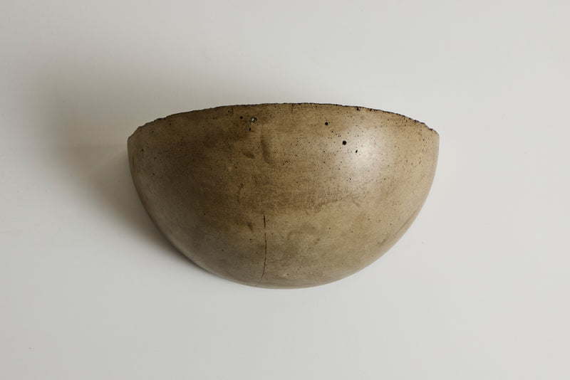 Pair of Brown Cement Sconces