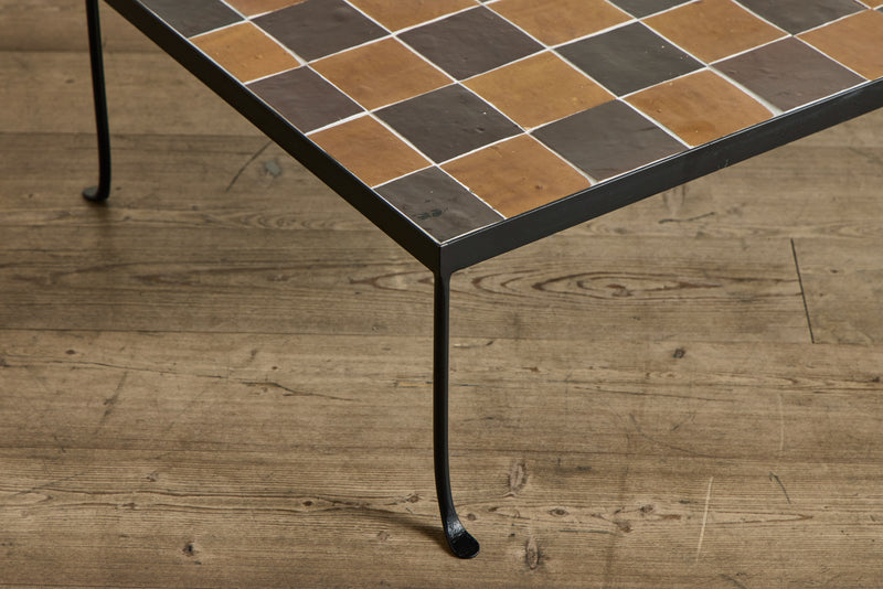 Burnt Sugar & Amber Tile Coffee Table